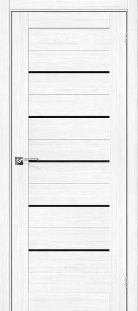 Дверь ЭКО Порта-22 Snow Veralinga Black Star 200*90
