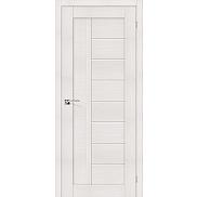 Дверь межкомнатная из эко шпона «Порта-26» Bianco Veralinga глухая