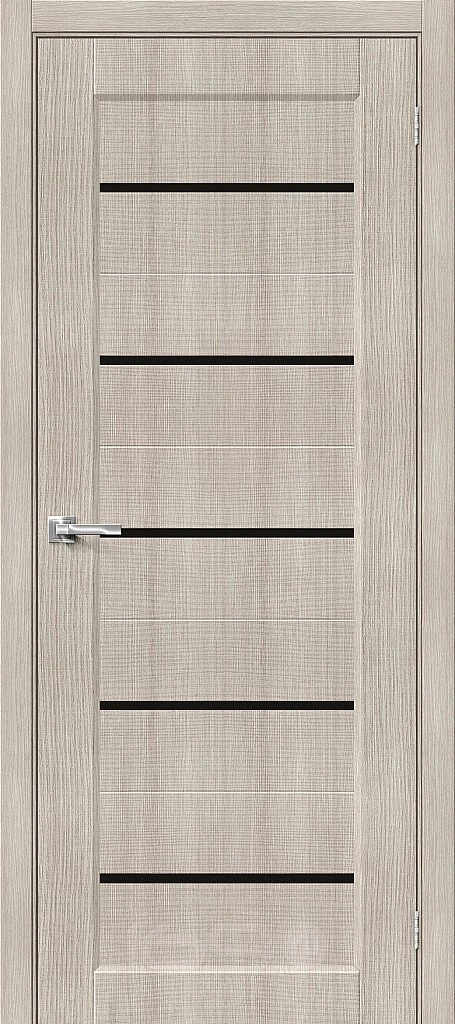 ДверьмежкомнатнаяМода-22ЭкошпонCappuccinoMelinga,глухая,кромкаabs,каркасно-щитовая