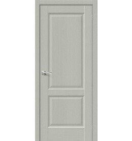 Дверь межкомнатная Неоклассик-32 Экошпон Grey Wood, глухая, кромка нет, филенчатая