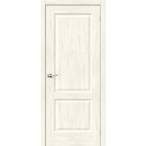 Дверь межкомнатная Неоклассик-32 Экошпон Nordic Oak, глухая, кромка нет, филенчатая