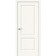 Дверь межкомнатная из эко шпона «Неоклассик-32» White Wood глухая