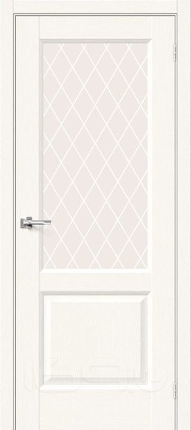 ДП ЭКО Неоклассик-33 White Wood White Сrystal 200*90