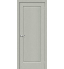 Дверь межкомнатная Прима-10 Экошпон Grey Wood, глухая, кромка нет, филенчатая
