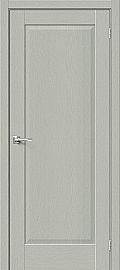 Дверь межкомнатная из эко шпона «Прима-10» Grey Wood глухая