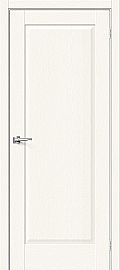 Дверь межкомнатная из эко шпона «Прима-10» White Wood глухая
