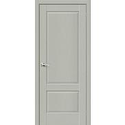 Дверь межкомнатная из эко шпона «Прима-12» Grey Wood глухая