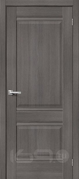Дверь межкомнатная Прима-2 Экошпон Grey Veralinga, глухая, без кромки, филенчатая