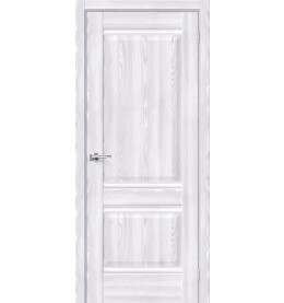 Дверь межкомнатная Прима-2 Экошпон Riviera Ice, глухая, кромка нет, филенчатая