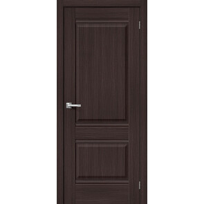 Дверь межкомнатная Прима-2 Экошпон Wenge Melinga, глухая, кромка нет, филенчатая