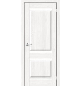 Дверь межкомнатная Прима-2 Экошпон White Dreamline, глухая, кромка нет, филенчатая