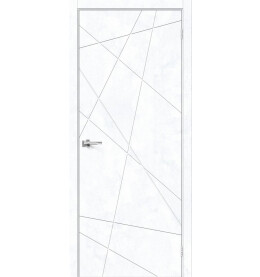 Дверь межкомнатная Граффити-5 Экошпон, Snow Art, глухая, каркасно-щитовая