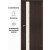 Дверь межкомнатная Порта-51 SA Экошпон, Wenge Crosscut, остекленная, каркасно-щитовая