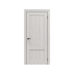 Дверь межкомнатная Порта-62, Экошпон Ash White, глухая царговая