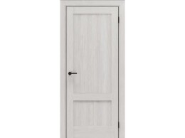 Дверь межкомнатная Порта-62, Экошпон Ash White, глухая царговая