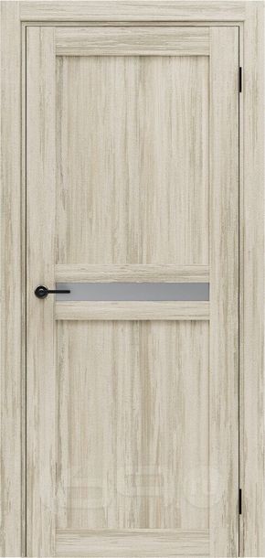 Дверь межкомнатная Порта-25.3 Экошпон, Art Wood Light, остекленная, царговая