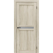 Дверь межкомнатная Порта-25.3 Экошпон Art Wood Light, остекленная, magic fog, кромка нет, царговая