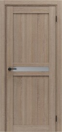 Дверь межкомнатная Порта-25.3 Экошпон Light Sonoma, остекленная, magic fog, кромка нет, царговая