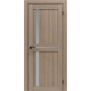 Дверь межкомнатная Порта-29.3 Экошпон Light Sonoma, остекленная, magic fog, кромка нет, царговая