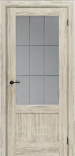 Дверь межкомнатная Порта-63 Экошпон, Art Wood Light, остекленная, царговая