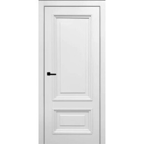 Дверь межкомнатная Бостон-2 Эмаль Белый, багет, глухая, каркасно-щитовая