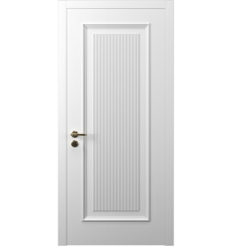 Дверь межкомнатная Премьер-16 Эмаль, Белый, глухая, каркасно-щитовая
