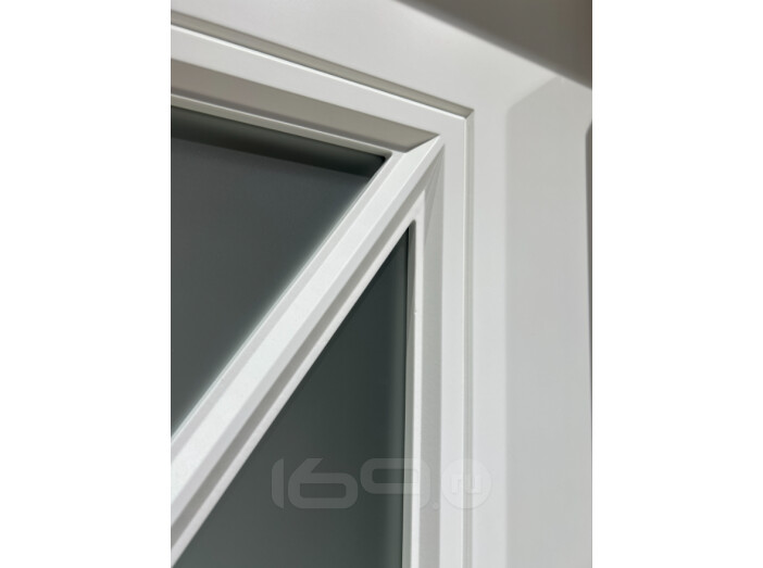 ДП К Британия-2 Белое, остекление Сатинат белое 200*80