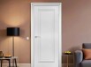Дверь межкомнатная Венеция-1 Эмаль, Белый, глухая, каркасно-щитовая
