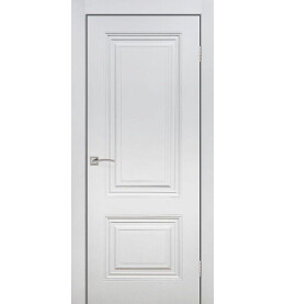 Дверь межкомнатная Венеция Эмаль, Белый, глухая, каркасно-щитовая