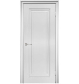 Дверь межкомнатная Венеция-1 Эмаль, Белый, глухая, каркасно-щитовая
