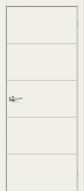 Дверь межкомнатная Граффити-1 Эмаль, Whitey, глухая, без стекла, каркасно-щитовая