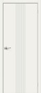 Дверь межкомнатная Граффити-21 Эмаль Whitey, без декора, глухая, без стекла, каркасно-щитовая