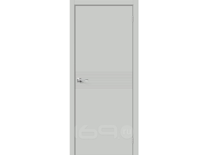 Дверь межкомнатная Граффити-23 Эмаль Grace, без декора, глухая, без стекла, каркасно-щитовая