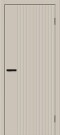 Дверь межкомнатная Граффити-32 Эмаль, Creamy, глухая, каркасно-щитовая
