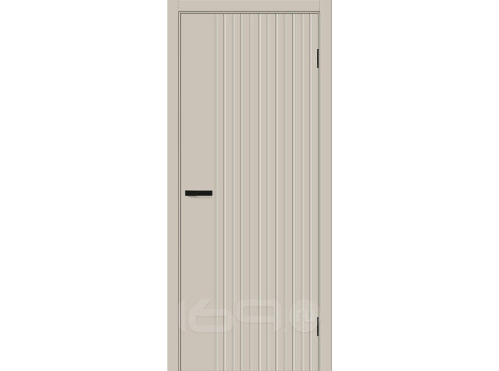 Дверь межкомнатная Граффити-32 Эмаль, Creamy, глухая, каркасно-щитовая