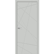Дверь межкомнатная Граффити-5 Эмаль Grace, без декора, глухая, без стекла, каркасно-щитовая