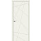 Дверь межкомнатная Граффити-5 Эмаль Whitey, без декора, глухая, без стекла, каркасно-щитовая