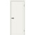 Дверь межкомнатная Граффити-50 Эмаль, Whitey, глухая, каркасно-щитовая