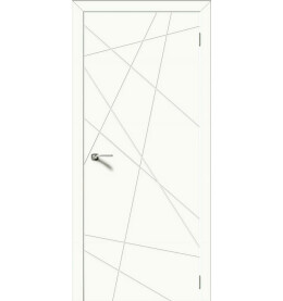 Дверь межкомнатная Вектор Эмаль, Лайтбеж, глухая, каркасно-щитовая