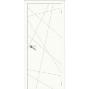 Дверь межкомнатная Вектор Эмаль, Лайтбеж, глухая, каркасно-щитовая