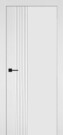 Дверь межкомнатная Вижн-1 Эмаль, Белый, глухая, каркасно-щитовая