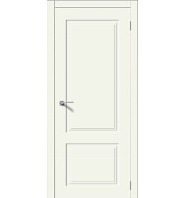 Дверь межкомнатная Квадро 2 Эмаль, Лайтбеж, глухая, каркасно-щитовая