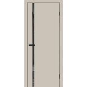 Дверь межкомнатная Браво-0.40 Эмаль Creamy, mirox grey, глухая, mirox grey, каркасно-щитовая
