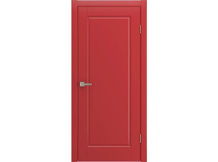 Дверь межкомнатная "AMORE" RAL 3028 Красный эмаль глухая 200*80