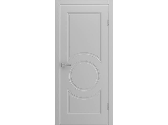 Дверь межкомнатная "DONNA" Светло-серая эмаль глухая 200*60