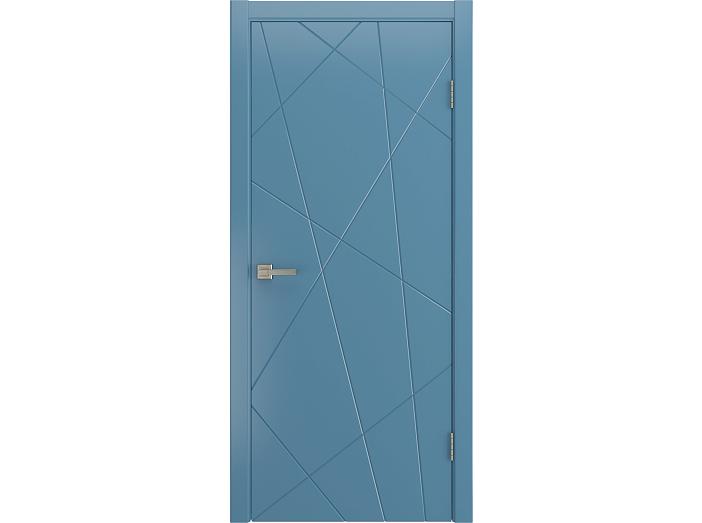 Дверь межкомнатная "FIESTA" RAL 5024 Небесно-голубой эмаль глухая 200*90