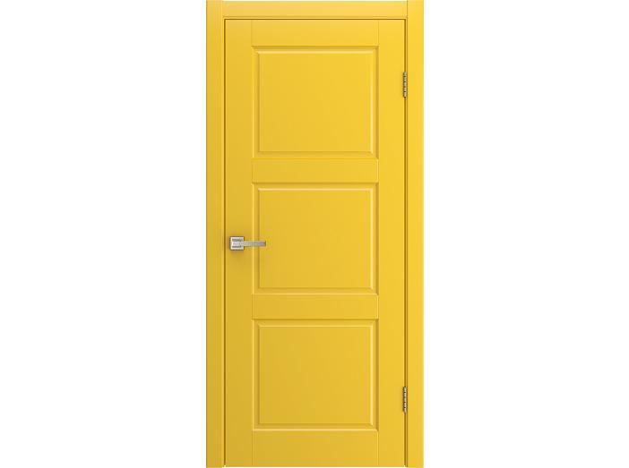 Дверь межкомнатная "RIM" RAL 1018 Желтая эмаль глухая 190*55
