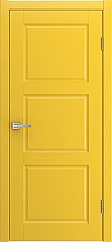 Дверь межкомнатная "RIM"  Желтая эмаль глухая