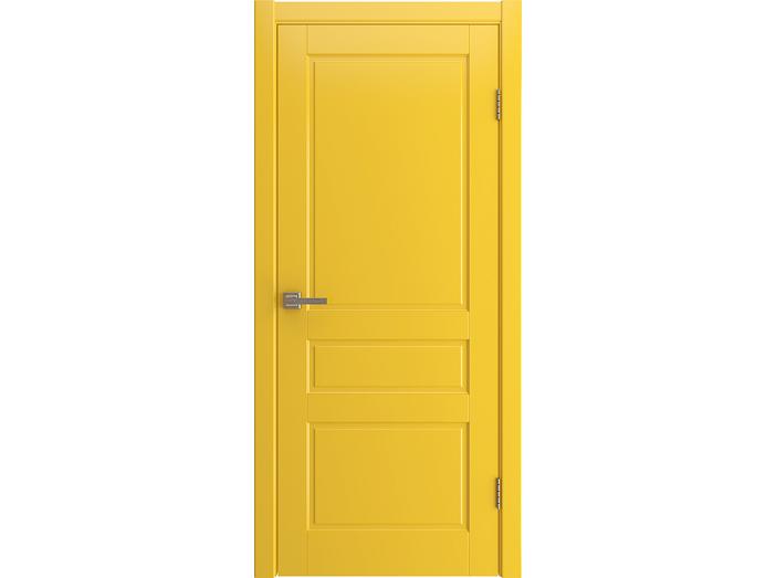 Дверь межкомнатная "STELLA" RAL 1018 Желтая эмаль глухая 190*55