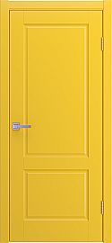 Дверь межкомнатная "TESSORO"  Желтая эмаль глухая